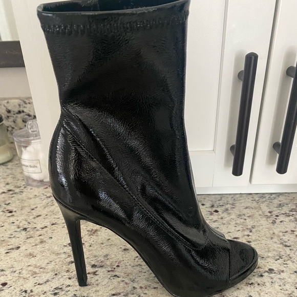 Steve Madden Peep Toe High Heel Boots Size 8 - Picture 4 of 6